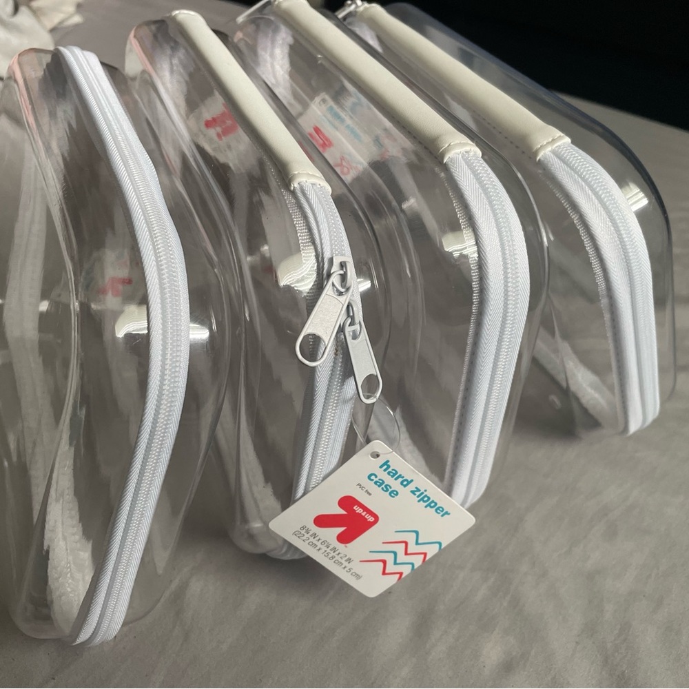 Target Hard Sided Pencil Case - white (4)